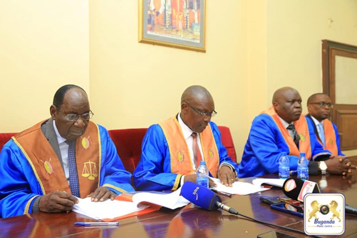 The Kisekwa Court judges delivering their verdict Image